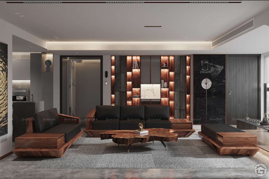 Sofa gỗ cao cấp SF29