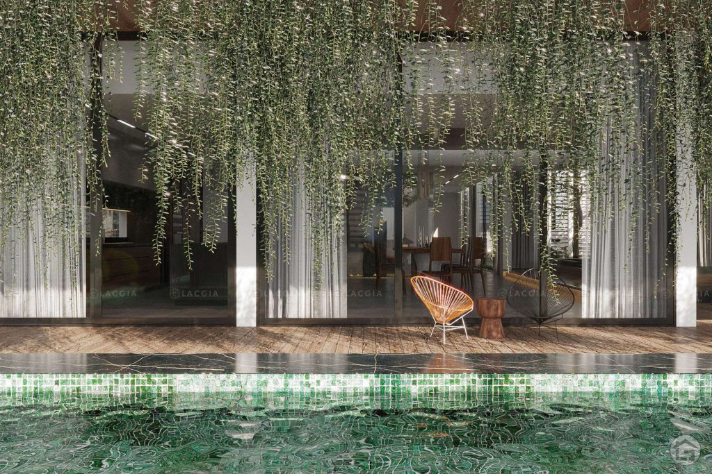 Thiết kế nội thất biệt thự sân vườn Ecopark
