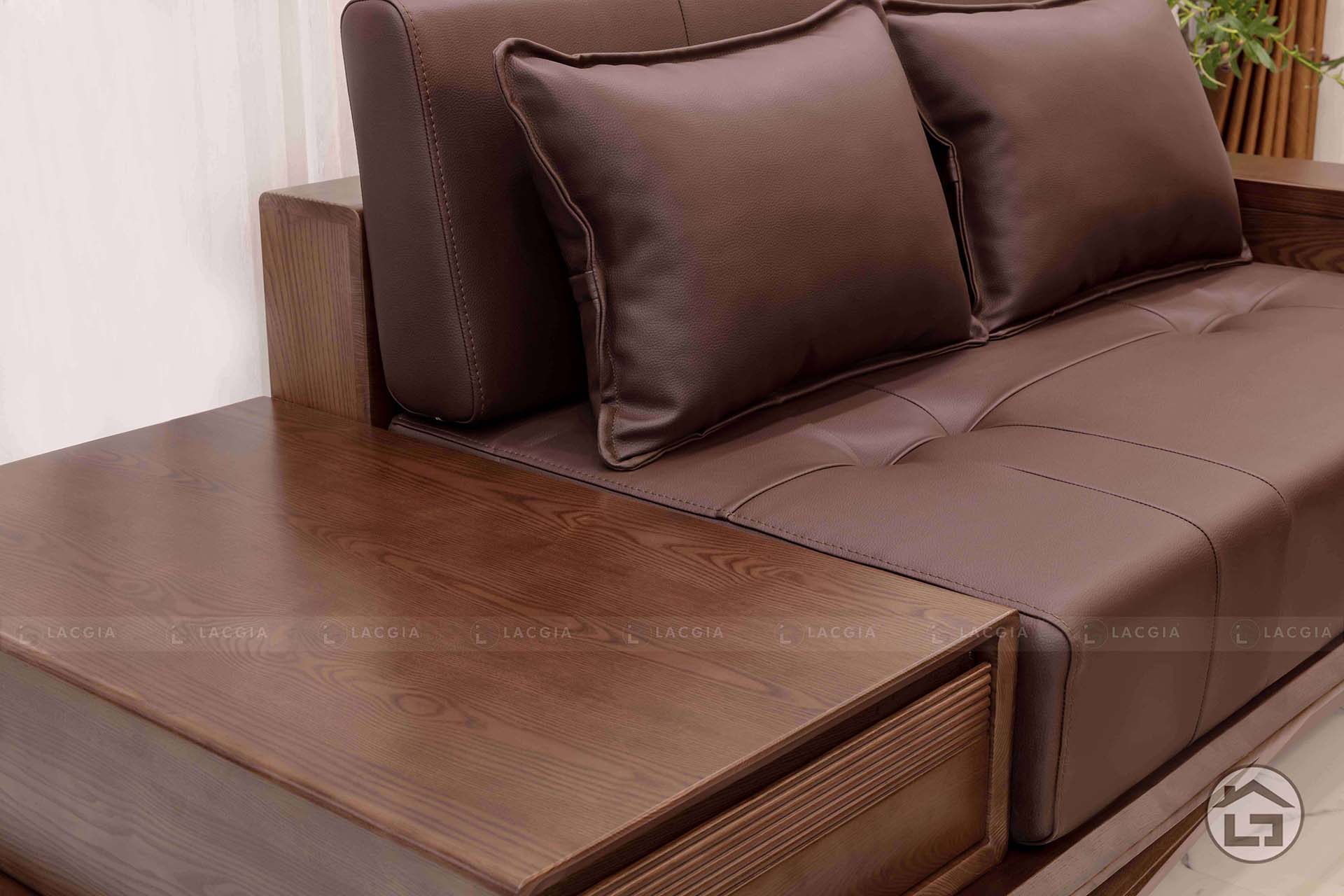 Sofa gỗ cao cấp cho phòng khách đẹp SF29