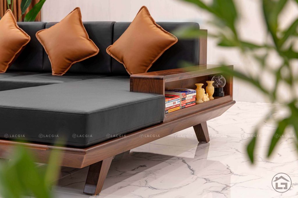 Sofa gỗ chữ L đẹp SF08
