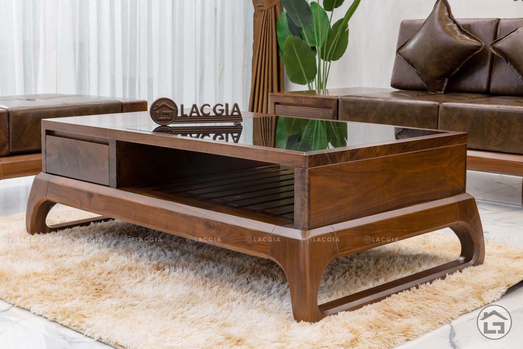 Sofa gỗ chữ L hiện đại SF30