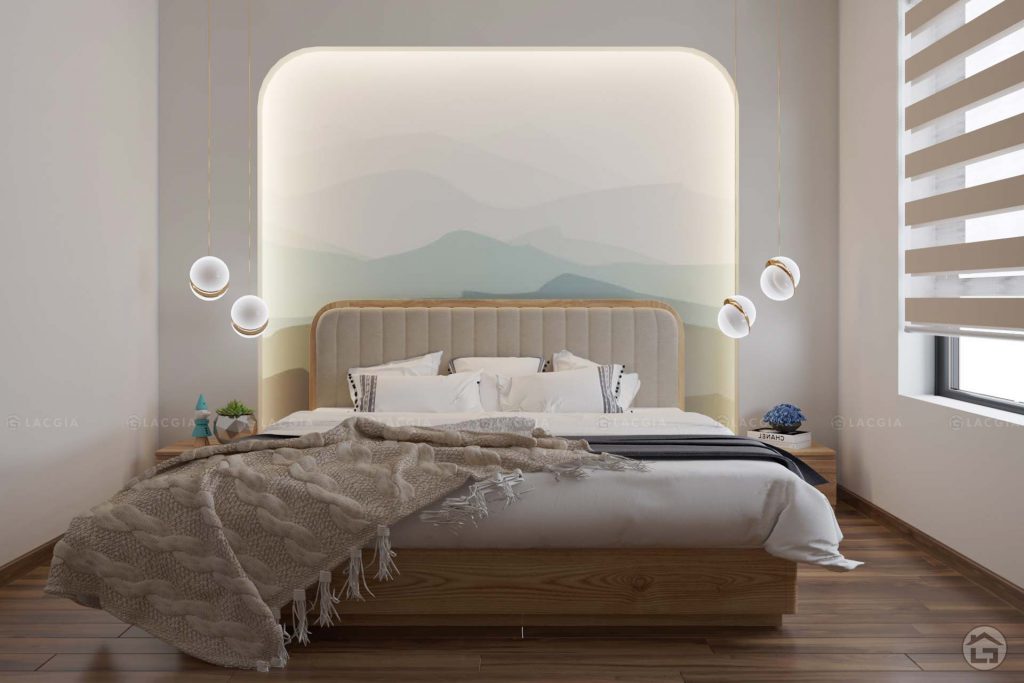 Lối thiết kế nhẹ nhàng, tinh tế của mẫu phòng ngủ hiện đại, sang trọng