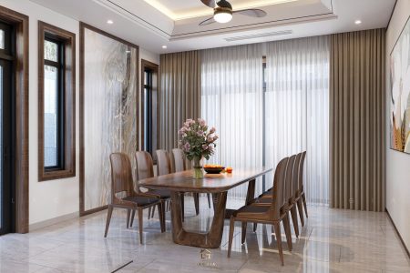 Thiết kế nội thất biệt thự hiện đại chị Lý - Tuyên Quang