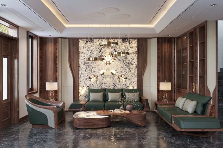 Thiết kế nội thất biệt thự sang trọng Anh Tứ - Dương Nội